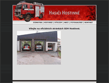 Tablet Screenshot of hasici.hostinne.info